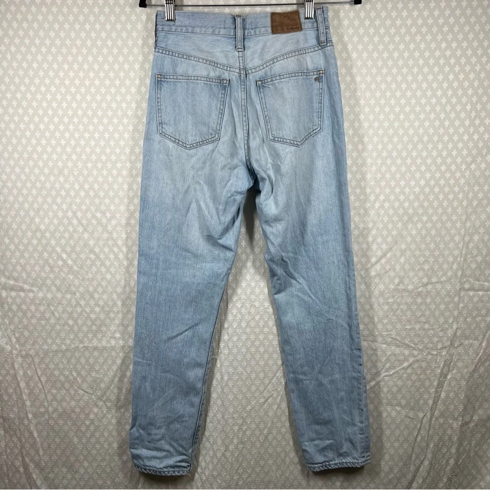 Madewell Women Jeans Sz 25 Light Wash The Perfect Summer Jean Straight Leg Denim